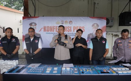 Peredaran Narkoba Digagalkan, Barang Bukti Disita Polisi