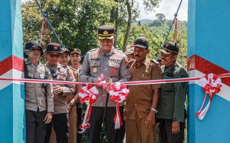 Kapolres Jember Tingkatkan Infrastruktur untuk Masyarakat
