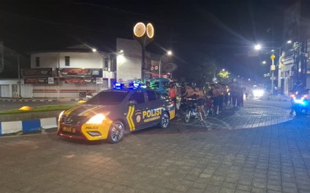 Belasan Motor Terjaring Patroli Balap Liar Polisi