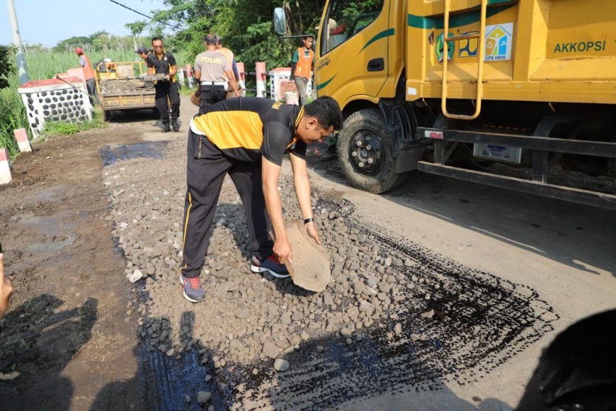 Polres Magetan Percepat Revitalisasi Infrastruktur Desa