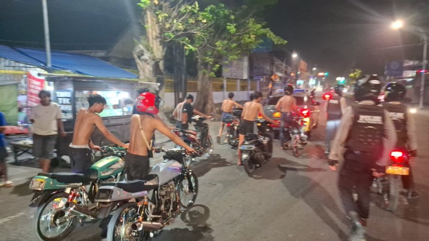 Balap Liar yang Resahkan Warga Ditertibkan Polisi