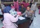 Bakti Kesehatan Polres Blitar Kota Pererat Kedekatan dengan Masyarakat