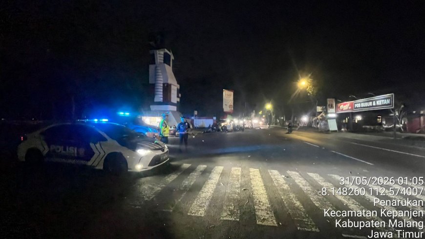 Laporan Balap Liar Masuk ke 110, Polisi Gerak Cepat Sisir Kawasan Stadion Kanjuruhan